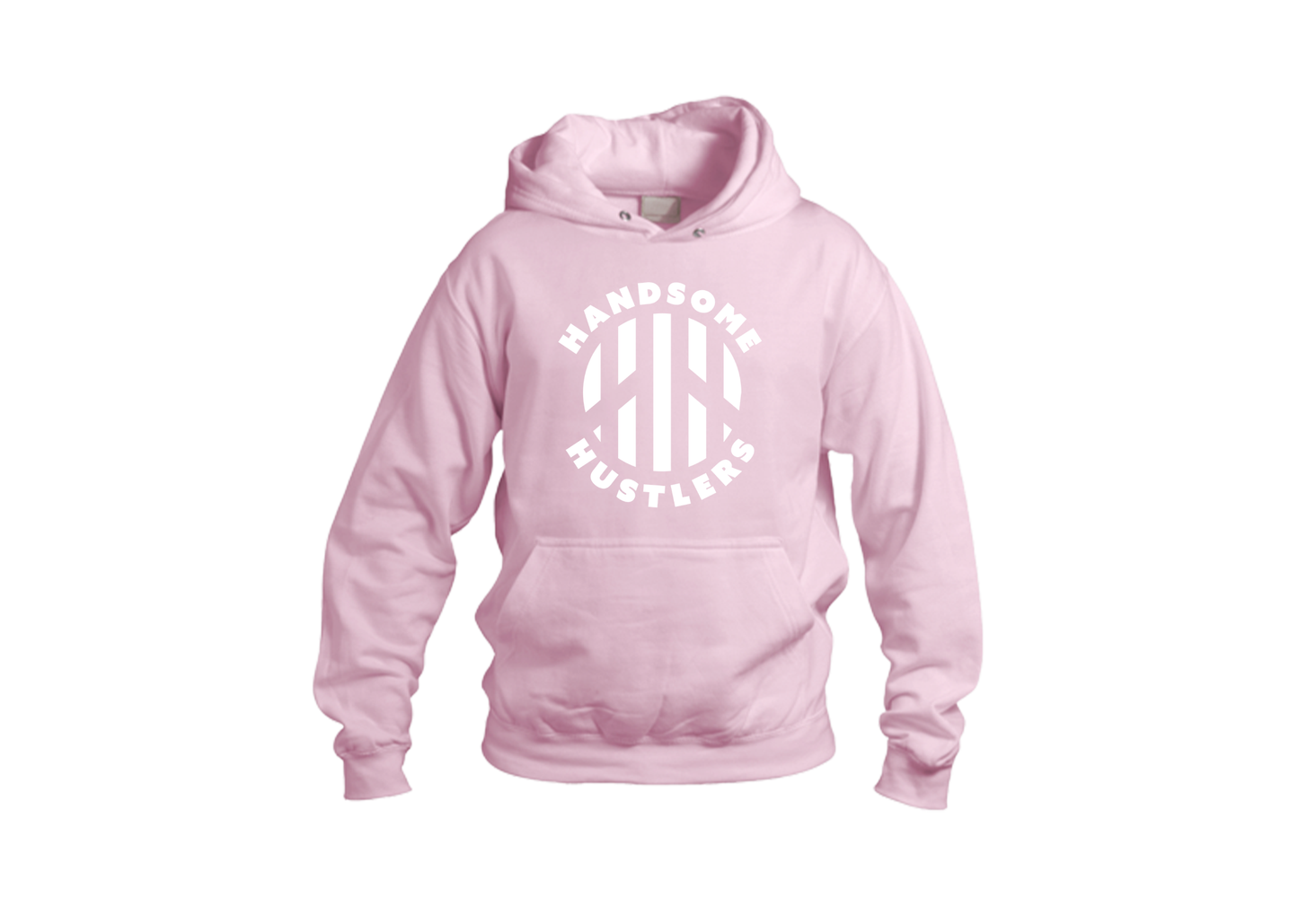 LIGHT PINK MIDWEIGHT HOODED PULLOVER SWEATSHIRT